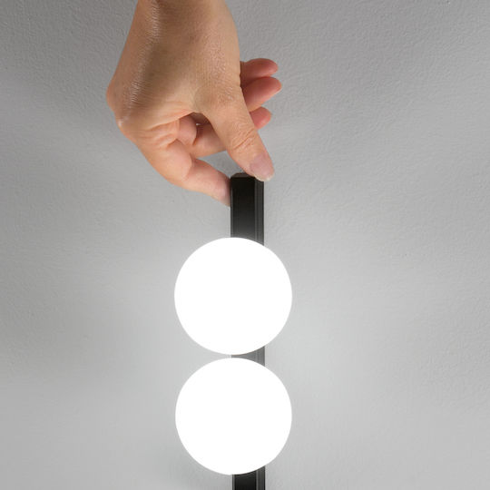 Ideal Lux Lampa de podea LED Î155xL22cm. cu Lumină Alb Cald 1000lm Alb