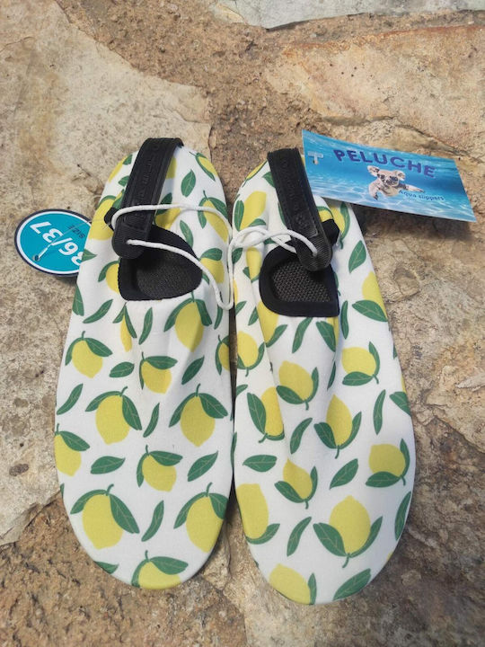 Damen Aqua Slippers – Peluche W Zebra Rote