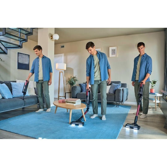 Hoover Hf3 Dynamic Clean Επαναφορτιζόμενη Σκούπα 2 σε 1 Stick & Χειρός 22.2V Μωβ