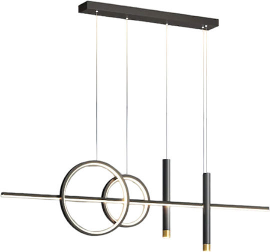 LED Deckenleuchte Schwarz 100cm LED Deckenleuchte Schwarz 100cm