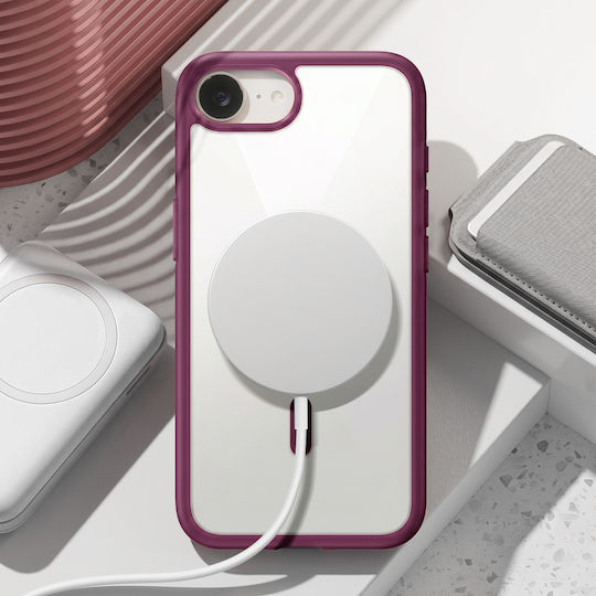 Zanaé Magsafe Case Iphone 16e Flexible Contour Raised Camera Purple