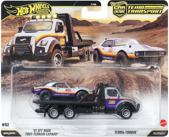 Mattel Premium Камион Premium Car Culture Team Transport Off Road Tout-terrain Camaro & Terra-torque Vehicles