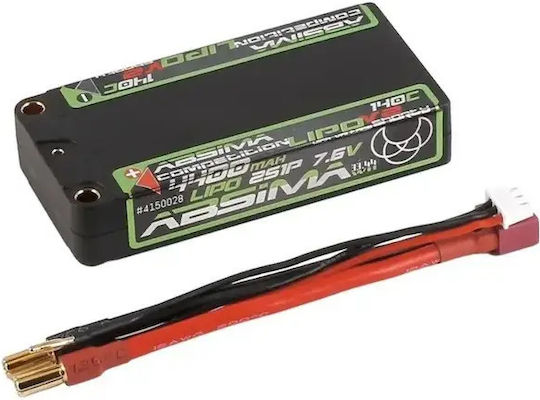 Absima Li-Po Battery 7.6V 4400mAh 140C 2S for RC Vehicle
