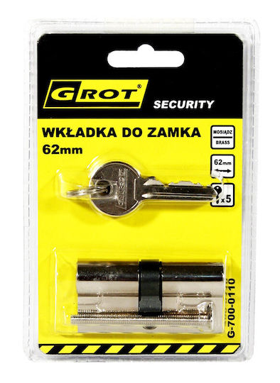 Grot Cilindru de Blocare 62mm (31-31) cu 5 Chei