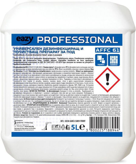 Disinfectant Preparation Floors 5l