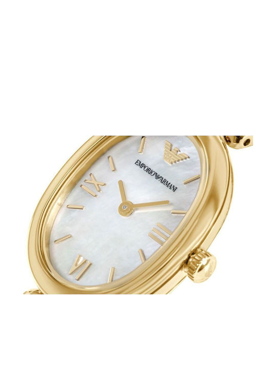 Emporio Armani Women's Watch 28mm Battery with Gold Metal Bracelet
