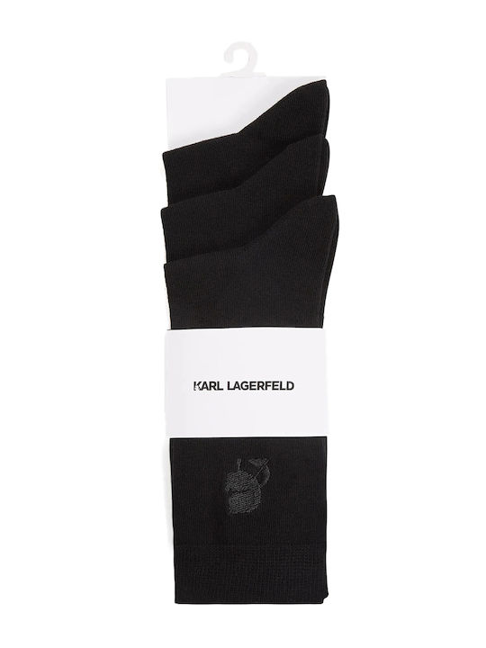 Karl Lagerfeld Чорапи Черни 1Пакет