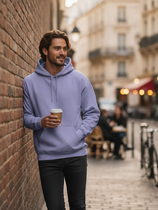 Gildan Heavy Blend Men's Promotional Sweatshirt Long Sleeve Violet Gildan Heavy Blend Men's Promotional Sweatshirt Long Sleeve Violet