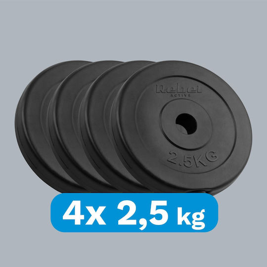 Σετ Δίσκοι 4 x 2.5kg Φ31mm