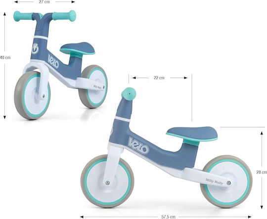 Milly Mally Kids Balance Bike Green
