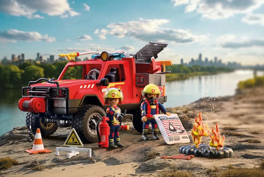 Playmobil City Action Fire Pickup Truck for 4 years old