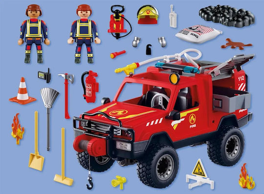 Playmobil City Action Fire Pickup Truck for 4 years old