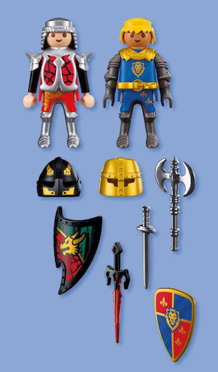 Playmobil Duo Pack Duelul Cavalerilor pentru 4 ani
