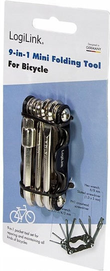 Logilink Bike Wz0071 Bike Mini Folding Tool 9-in-1