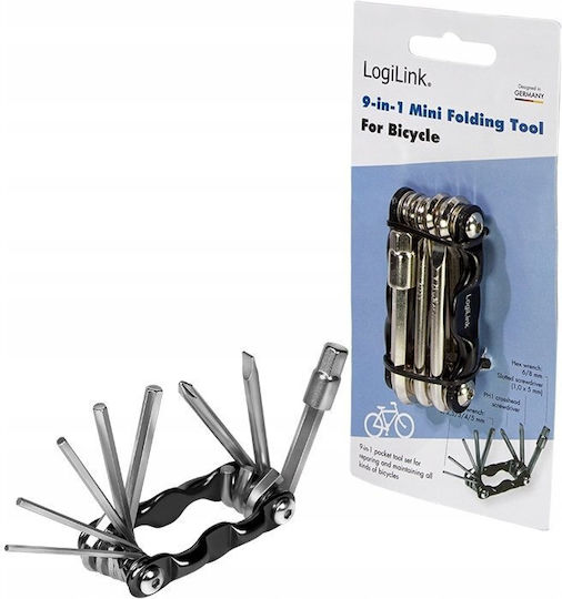 Logilink Bike Wz0071 Bike Mini Folding Tool 9-in-1