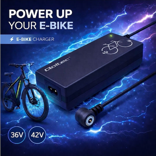 Qoltec Charger Qoltec Electric Bicycle 36v/42v 2a Power Cable