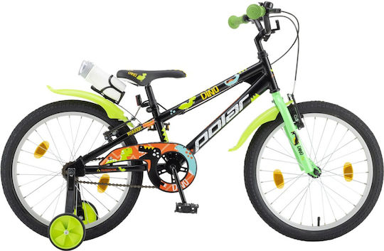 Polar 20" Kinder Fahrrad BMX Schwarz