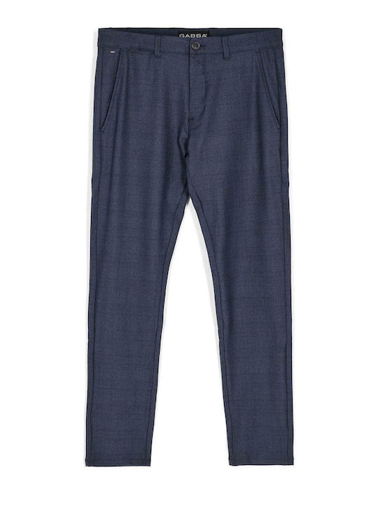 Paul Class Trousers Chino in Slim Fit Navy Blue