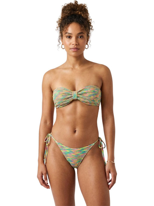 Strapless Bikini Top Ροζ