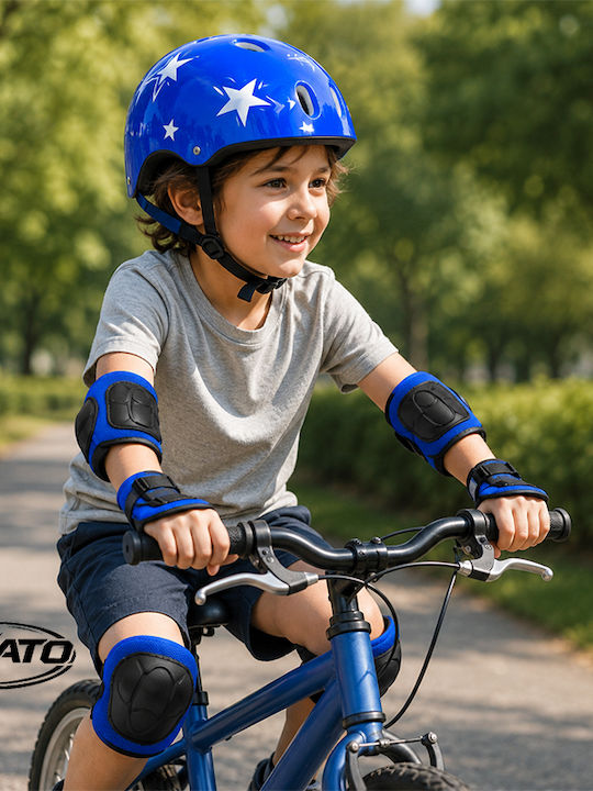 FIXATO Kinder Roller Schutzausrüstung Blau