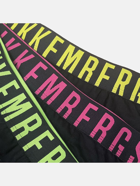 Bikkembergs Μποξεράκια 3Pack Fluo-1