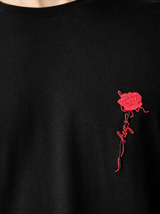 T-shirt Μαύρο