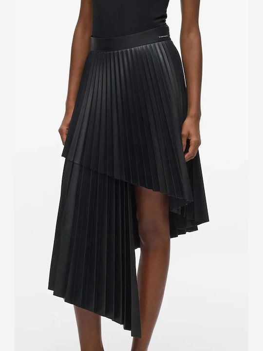 Karl Lagerfeld Πλισέ Φούστα Black