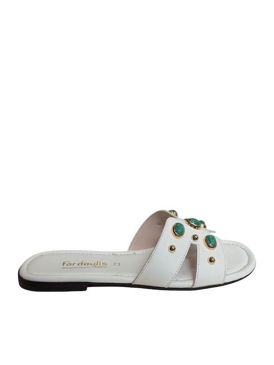 Leather Women's Anatomic Sandals White