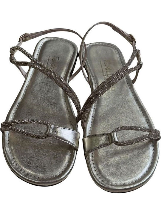 Leather Women's Anatomic Sandals Gold