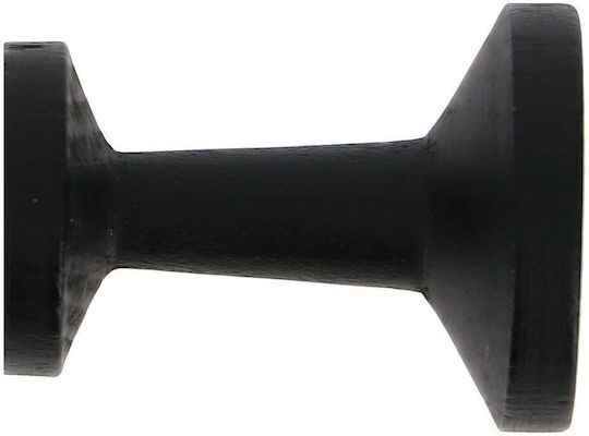Wooden Black Wall Tie-Back 2 Pieces