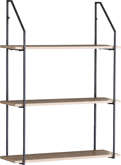 Wall Shelf Fema Black 60x20x80cm Wall Shelf Fema Black 60x20x80cm