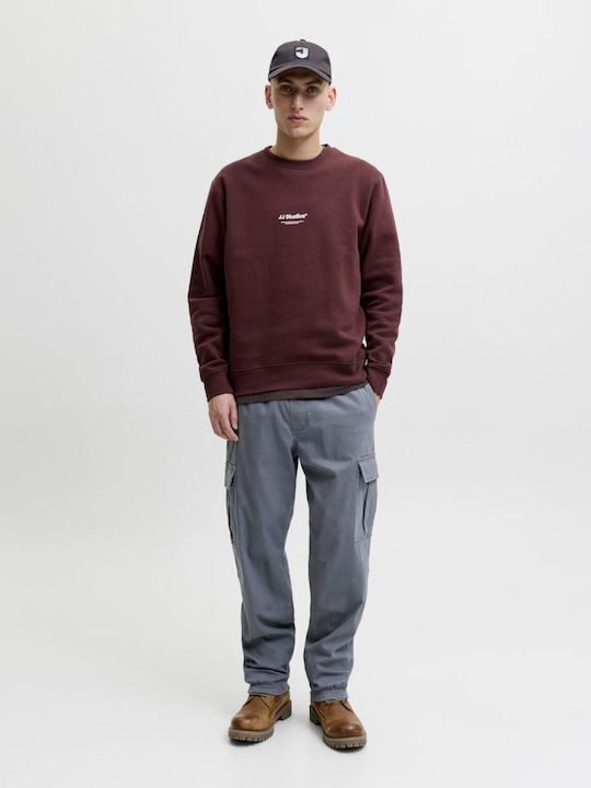 Men's Elastic Grey Cargo Trousers