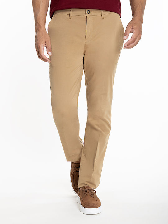 Vardas Herrenhosen Chinos Entspannte Passform Beige