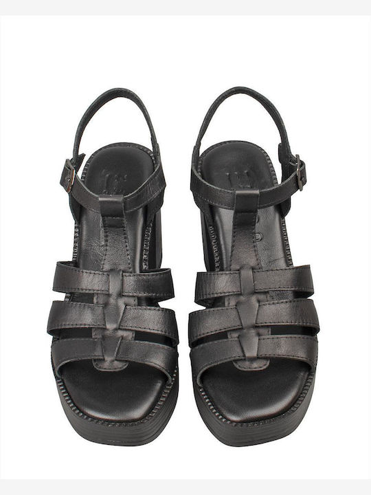 Sandale Elegante Damă Negre 843 Negru