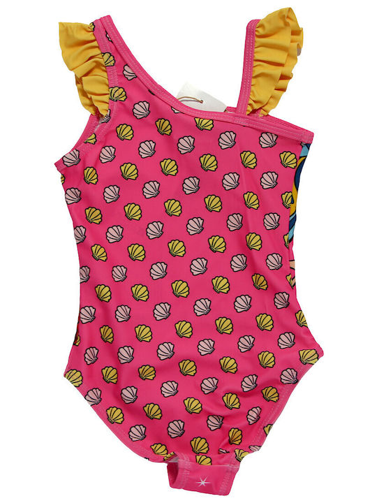 Disney Princess Kids One-Piece Fuchsia Swimsuit