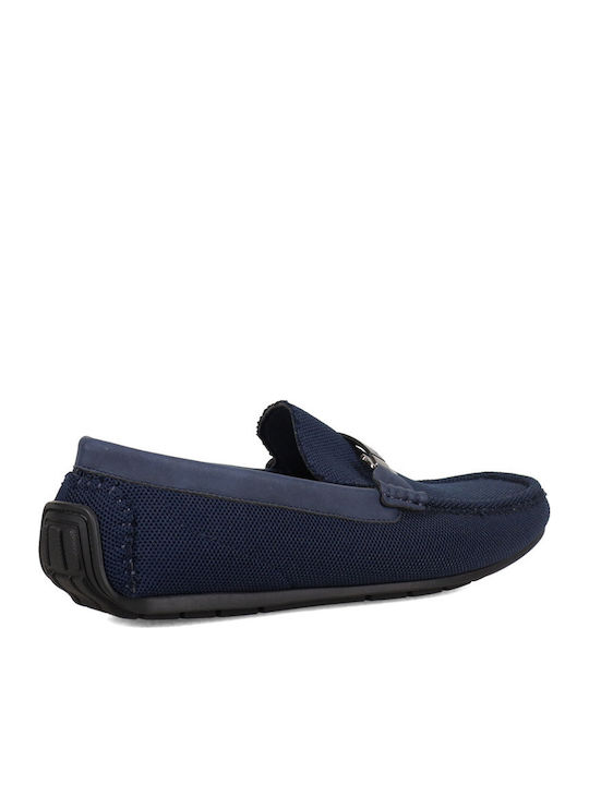 Men's Loafers In Blue Color