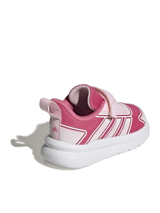 Tensaur Run 4.0 Kinder Sportschuhe Laufen mit Bügel- und Schleifenverschluss Fuchsie