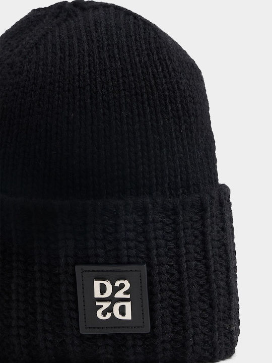 Beanie Damen Strickmütze in Schwarz Farbe