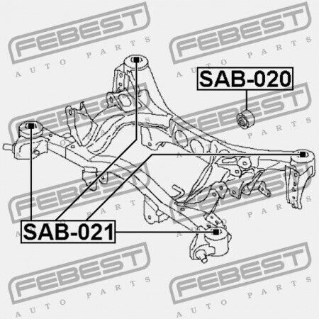 Inel Bara Spate Subaru Impreza G12 2007.03 Jp 20152-ag060