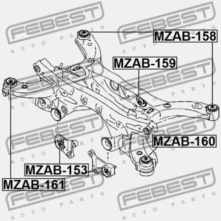 Δακτύλιος Πίσω Δοκού Mazda Cx-5 Ke 2011-2012 Eu Kd35-28-80xd