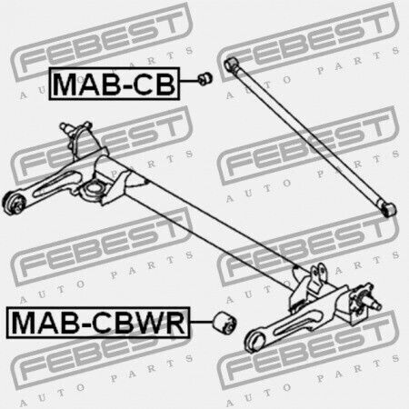 Κουζινέτο Πίσω Δοκού Mitsubishi Libero Libero Cargo Cb Cd 1992.04-2002.08 Jpn Mb809566