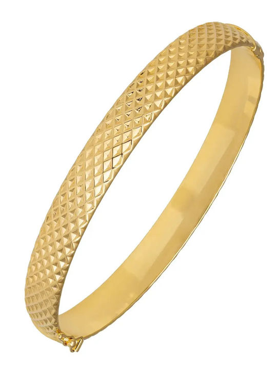 Damentäuber Armband Handschellen aus 9K Gold