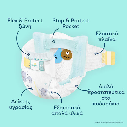 Pampers Памперси с Лента Premium Care Monthly Pack No. 6 за 13-18kg 140бр