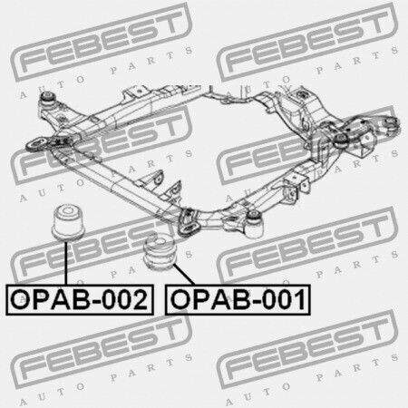 Febest Frontsystem Opel Astra H 2004-2010 0302275