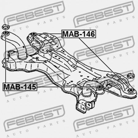 Преден Пръстен На Рамката Mitsubishi Grandis Na4w/na8w 2003-2009 Mr594300
