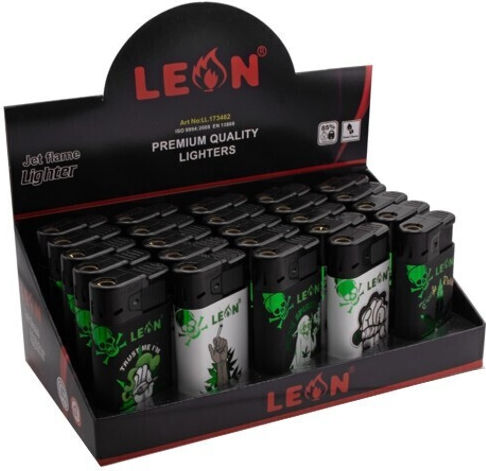 Leonflame Brichetă Rezistentă La Vânt În Culoare Verde