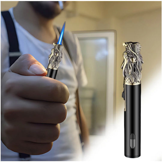 SPV Windproof Flame Lighter In Black Colour