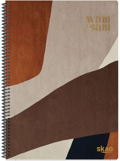 Skag Ruled Notebook B5 90 Sheets 3 Subjects