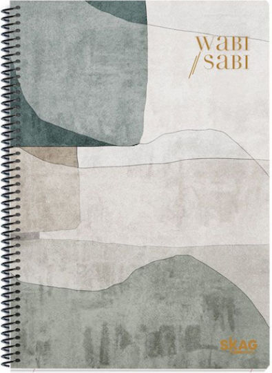 Skag Ruled Notebook B5 90 Sheets 3 Subjects
