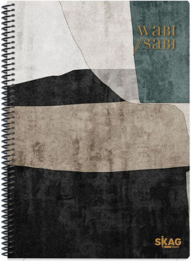 Skag Ruled Notebook B5 90 Sheets 3 Subjects